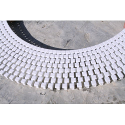 POOL GRILL SCACCO GRATING FLEX WHITE/WHITE