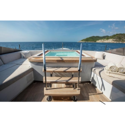 POOL GRILL TEAK FLEX GRATING REINFORCED