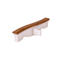 GRIGLIA LEGNO TEAK ONDA FLESSIBILE