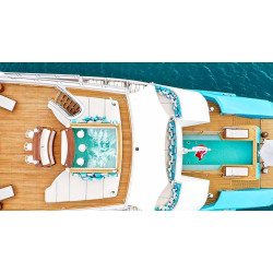 GRIGLIA PER PISCINA IN TEAK DRITTA RIGIDA