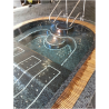 POOL GRILL TEAK WAVE FLEX GRATING
