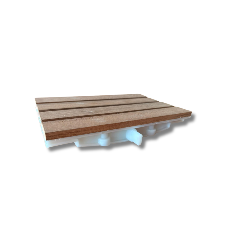 GRIGLIA LEGNO TEAK DRITTA FLESSIBILE