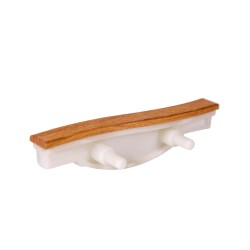 GRIGLIA LEGNO TEAK ONDA RIGIDA