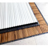 GRIGLIA PER PISCINA IN TEAK DRITTA RIGIDA