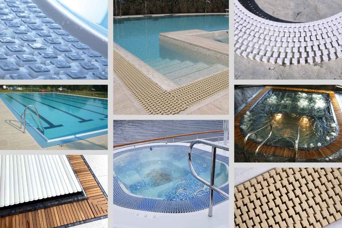 Griglia bordo piscina: personalizzazione e tipologia